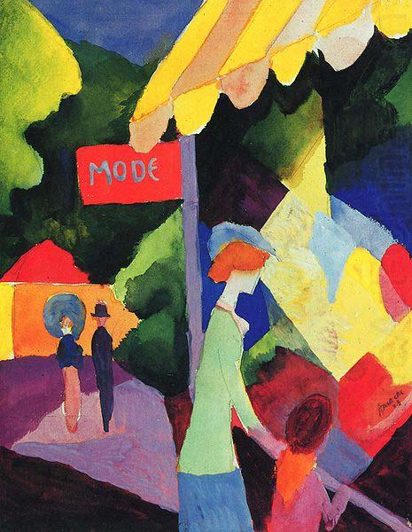 Modefenster, August Macke